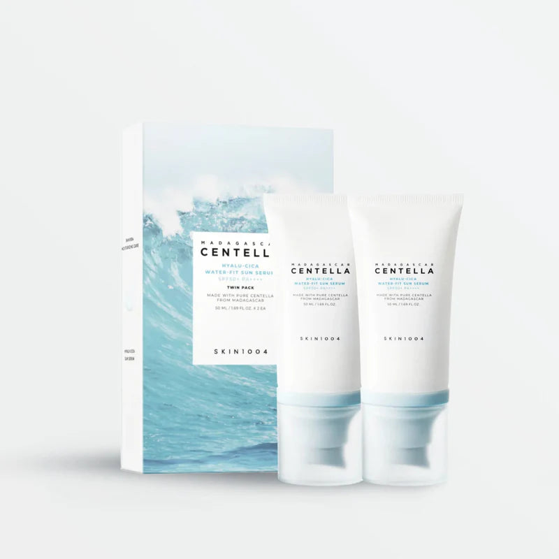 SKIN1004 - Twin Pack Madagascar Centella Hyalu-Cica Water-Fit Sun Serum SPF50+ PA++++ (2 products)