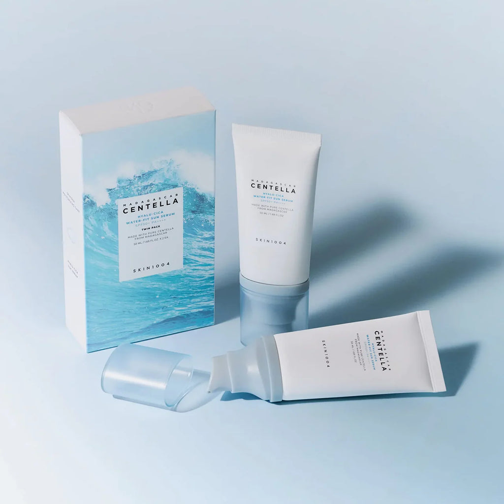 SKIN1004 - Twin Pack Madagascar Centella Hyalu-Cica Water-Fit Sun Serum SPF50+ PA++++ (2 products)